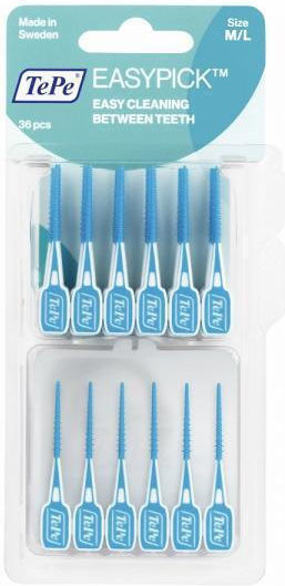 TePe EasyPick Interdental Brushes M/L Blue 60pcs