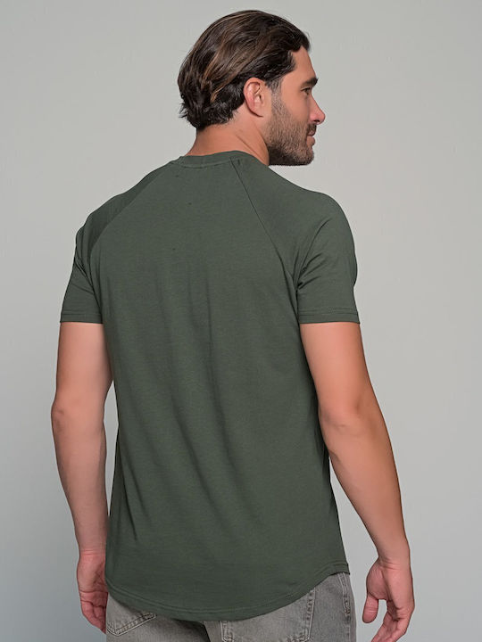 Passagi Polo Short Sleeve Blouse in Cypress Green