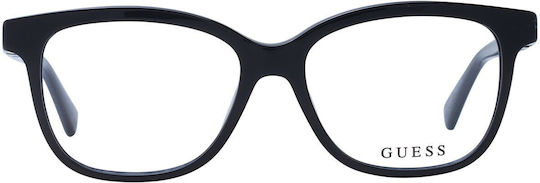 Guess Rame Ochelari Pentru Femei Acetat Negru Gu5220 001