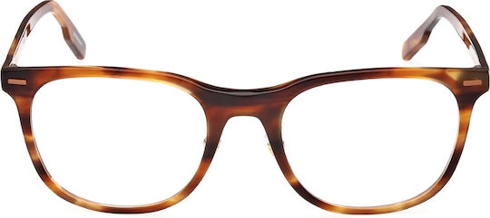 Zegna Men's Acetate Brown Tortoise EZ5248H565320145