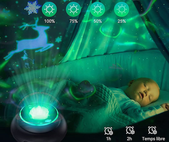 Lumini LED Lampa De Masă Pentru Copii Proiector Cerb Alb Lumini LED Lampa De Masă Pentru Copii Proiector Cerb Alb
