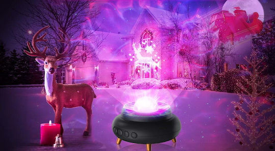 LED Kinder Tischlampe Projektor Hirsch Weiß