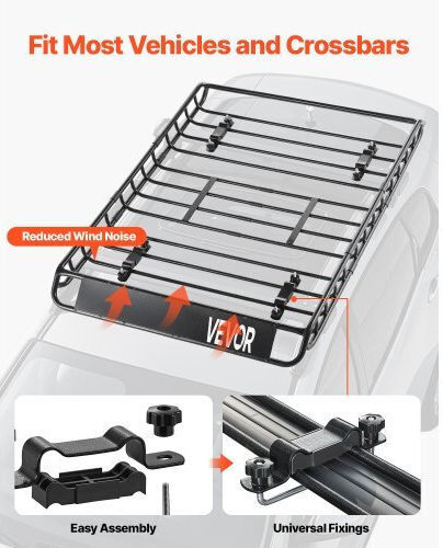 Vevor Steel Car Roof Rack 129.54x91.44cm