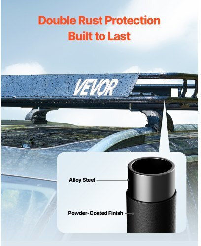 Vevor Steel Car Roof Rack 109.22x127cm