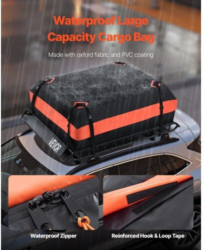 Vevor Steel Car Roof Rack 129.54x91.44cm