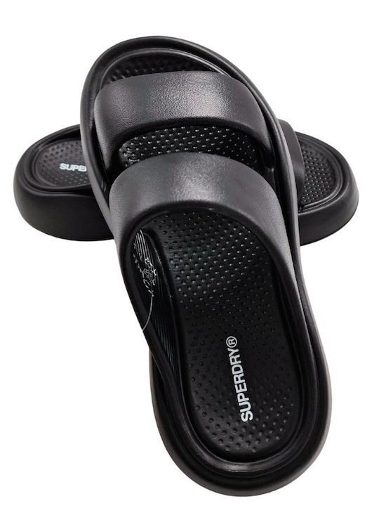 Nina Moqs 2400/mcq 1200 Σαγιονάρες σε Μαύρο Χρώμα