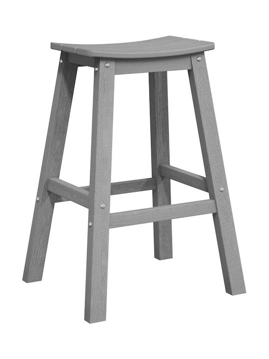 vidaXL Bar Set for Small Outdoor Spaces 3 Pieces Open Gray