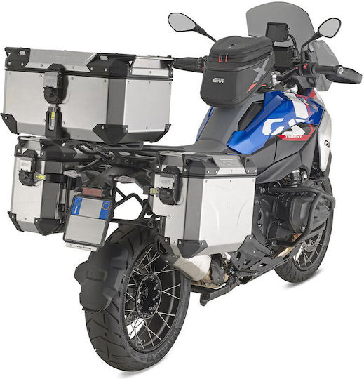 Givi Monokey Aluminum Motorcycle Top Case 58lt Silver