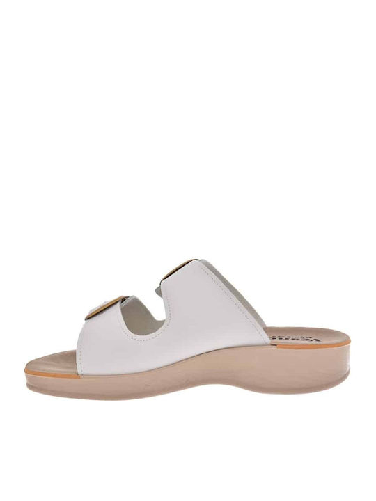 Flache Sandalen für Damen Anatomisch in Gold Farbe