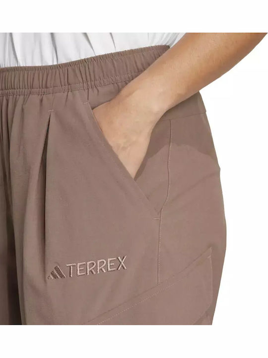 Terrex Xploric Cargo Pants Γυναικείο Υφασμάτινο Cargo Παντελόνι Μπεζ