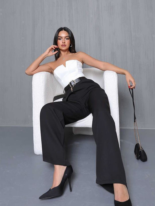 Pantaloni Largi Dama Negri
