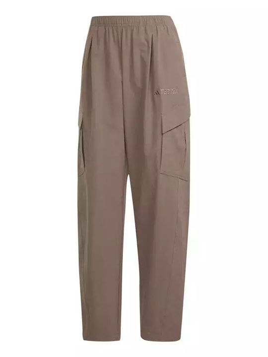 Terrex Xploric Cargo Pants Γυναικείο Υφασμάτινο Cargo Παντελόνι Μπεζ
