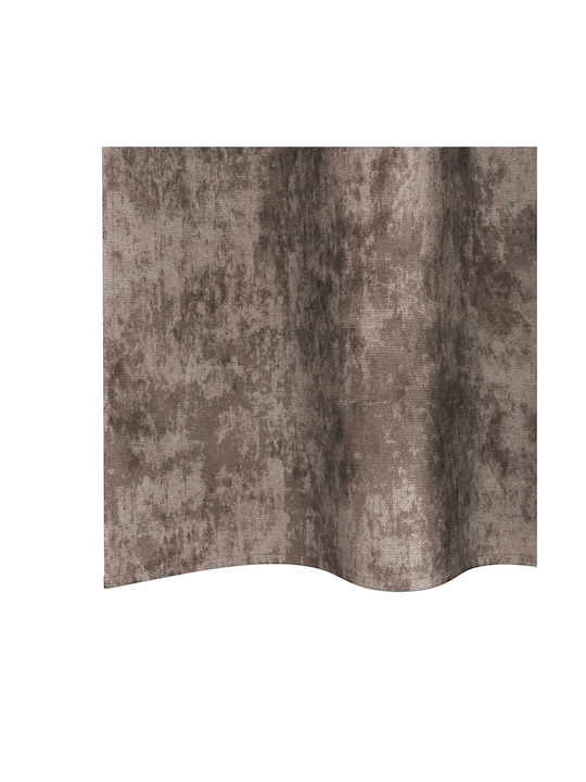 vidaXL Set Window Curtains with Brown Grommets 140x260cm