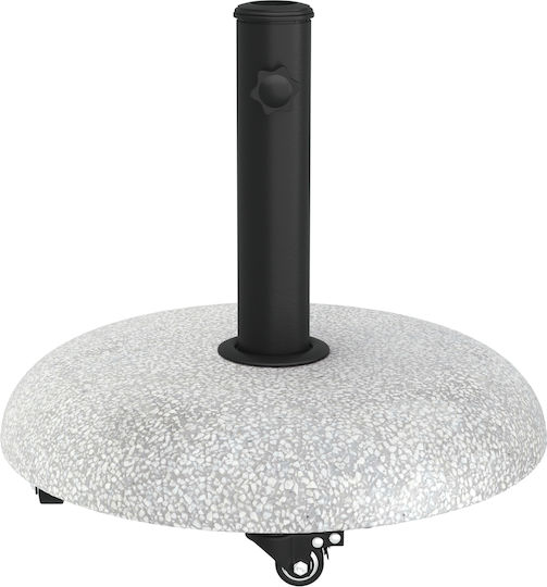 vidaXL Стойка за чадър от Цимент Light Gray