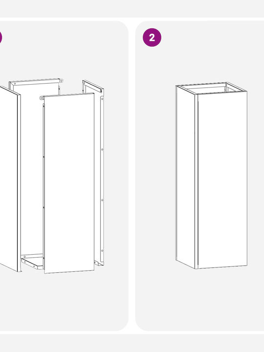 vidaXL Metallic White Umbrella Rack 15.5x15.5x49cm (Various Colors)