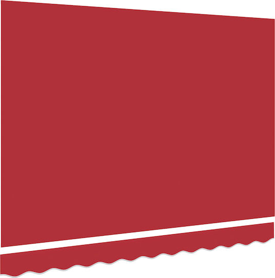 vidaXL Awning fabric Red 2.5x3.5m