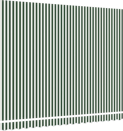vidaXL Awning fabric Green 3.5x4m