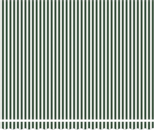 vidaXL Awning fabric Green 3.5x4m