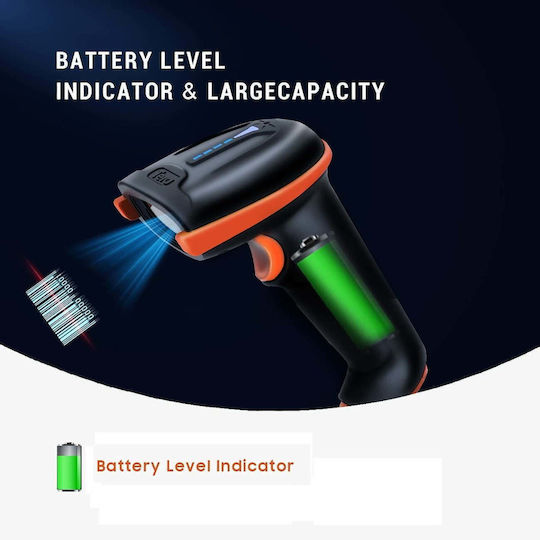 Tera Wireless Barcode Scanner Wireless 2.4 Ghz Wired Usb 2.0 Portable 100 M Range 1d 2d Qr