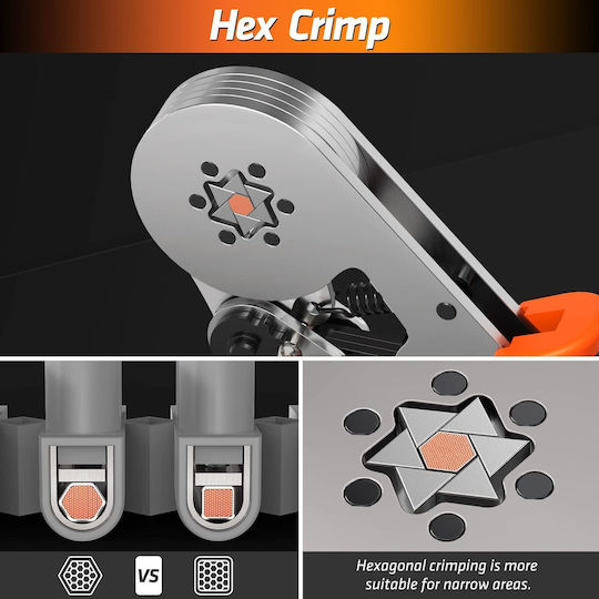 Crimpzange Für Anschlusskabel Durchmesser 0.25 - 6mm²