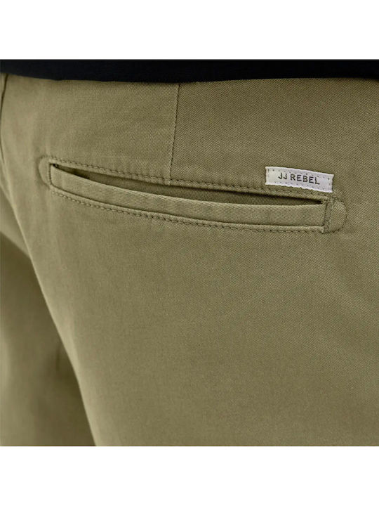Ανδρική Βερμούδα Chino Deep Lichen Green, Χακί