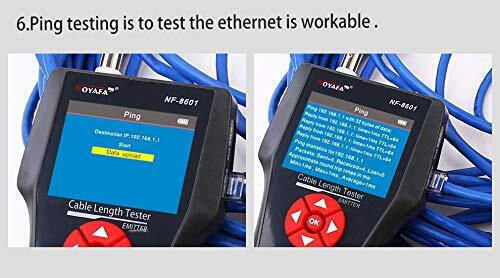 B01934ELIA Network Cable Tester RJ45 / RJ11 / BNC / USB