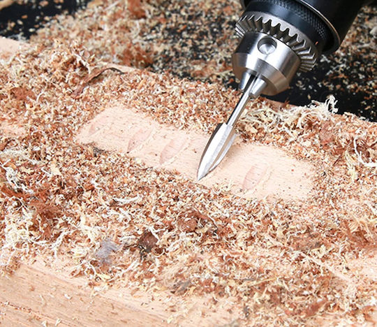 Set 7 Hss Router Bits 2.35-10mm Wood Engraving Carving Rotary Tools