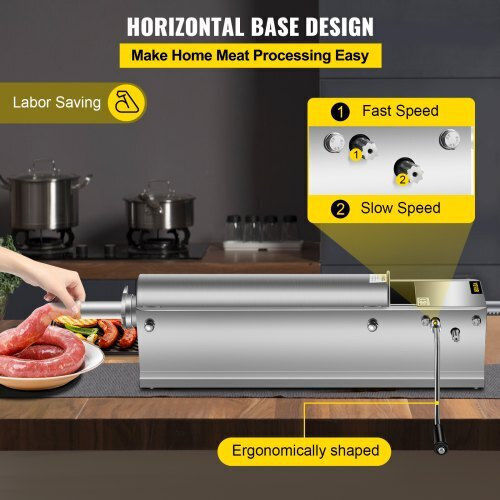 Vevor Sausage Filler Machine 7lt 69x15x22cm