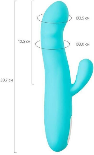 ToyFa Clitoral Vibrator 20.7cm Blue