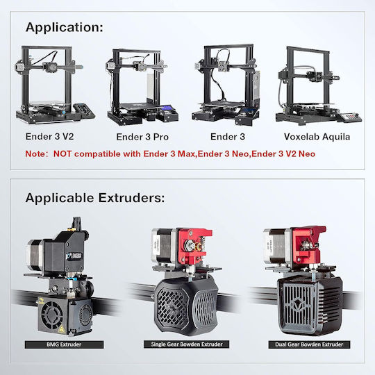 3d Printer Extruder Conversion Kit Direct Drive Support Compatible Ender 3 V2 Ender 3 Pro Voxelab Aquila