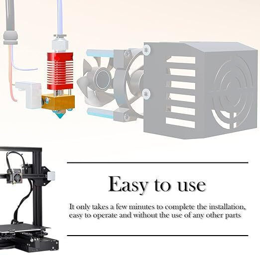 Set Capete de Printare 3D pentru Imprimante 2 Extrudere Hotend-uri Duză Mk8 0.4 Mm Unealtă 5-in-1 2 Capace din Silicon Cr10 Cr10s Ender 2/Ender 3/Ender 3s/Ender 5