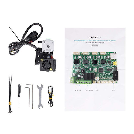 Kit Duză Direct Extruder 1.75 Mm Creality 42-40 Motor Pas ă Cap de Tipărire Cabluri de Conectare Ender 3 Ender 3 Pro Ender 3 V2