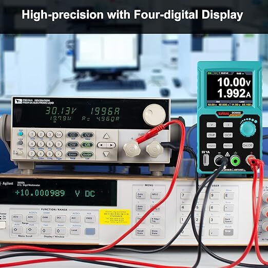 Surse de Alimentare pentru Laborator Programabile 0-60 V 0-5 A Afișaj Led Interfață Usb Control Ventilator Răcire Port Încărcare 5v Protecție La Suprasarcină Ocp Protecție La Tensiune Înaltă Ovp Multifuncțional