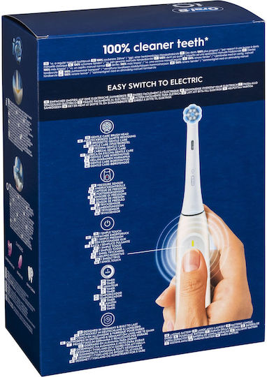 Oral-B iO Series 2 Ηλεκτρική Οδοντόβουρτσα με Αισθητήρα Πίεσης Night Black / Calm Pink Διπλή Συσκευασία