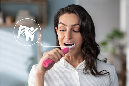 Philips Ηλεκτρική Οδοντόβουρτσα με Αισθητήρα Πίεσης HX3689/41 Ροζ