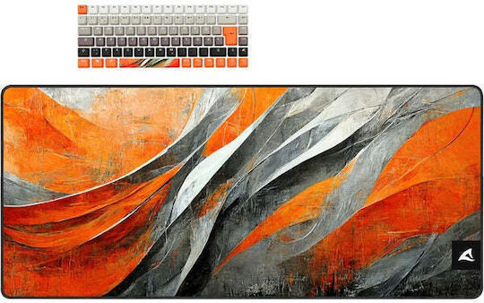 Sharkoon SKILLER SGK50 S3 Mouse Pad με Στήριξη Καρπού και RGB Φωτισμό μέσω USB Πορτοκαλί