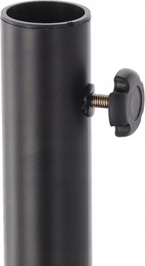 Umbrella Stand made of Cement in Black Color 30x30cm