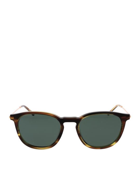 Bulget Sunglasses Brown with Mixed Frame & Green Lens