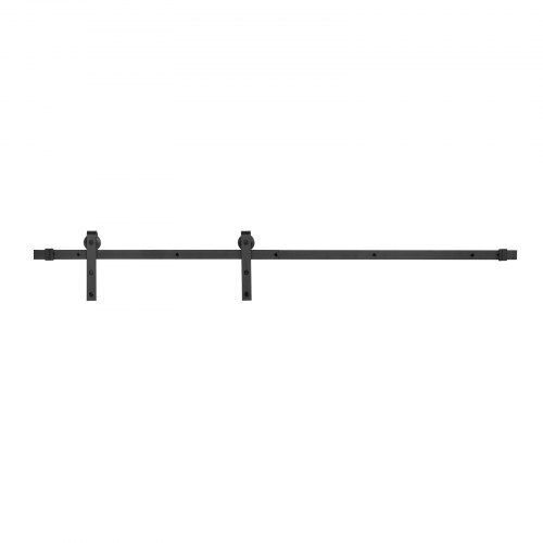 Vevor Μηχανισμός Συρόμενης Ξύλινης Πόρτας 182.88cm Μαύρος