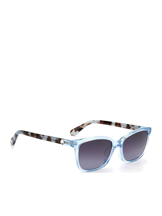 Kate Spade Women's Sunglasses with Blue Plastic Frame and Gray Gradient Lens TABITHASPJPF3