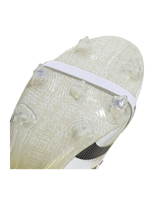 adidas Predator Elite Football Shoes with Cleats White