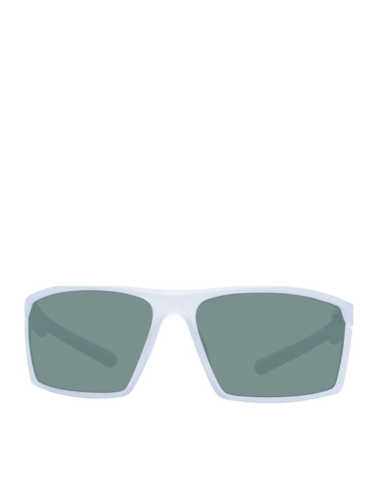 Timberland Sunglasses Λευκά with Acetate Frame & Green Lens Timberland Sunglasses Λευκά with Acetate Frame & Green Lens