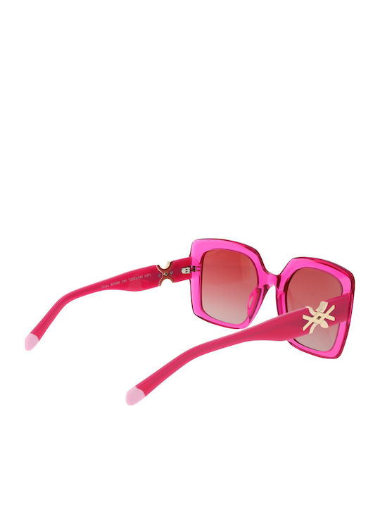 Benetton Damen Sonnenbrille mit Rosa Kunststoff Gestell und Rosa Linse BE5080 295