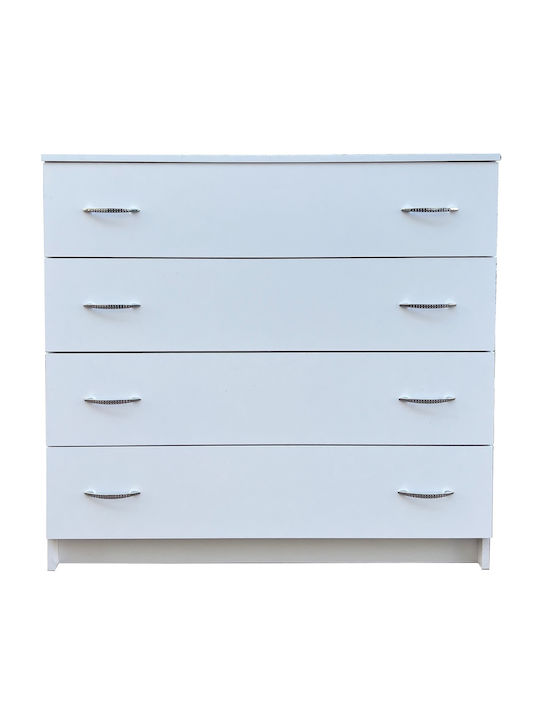 Comoda pentru Dormitor Derin Plus Alb 100x45x100buc