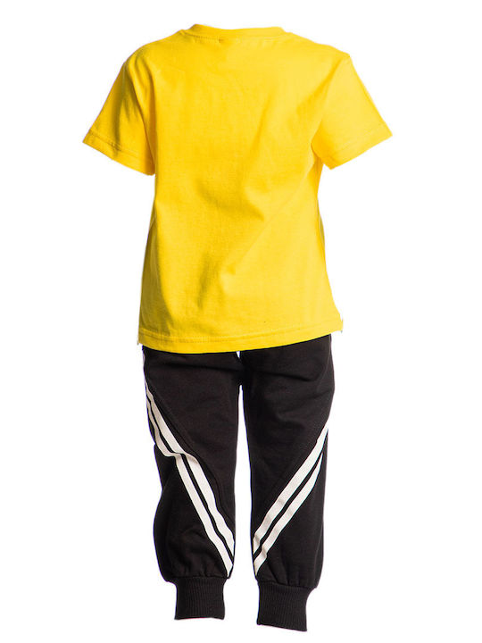 Kids' Set with Pants Summer 2pcs Yellow