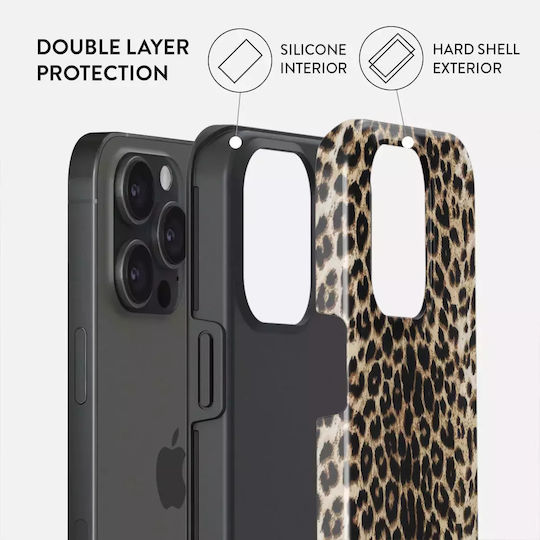 Burga Fashion Tough Back Cover Plastic / Silicone Black (iPhone 15 Pro)