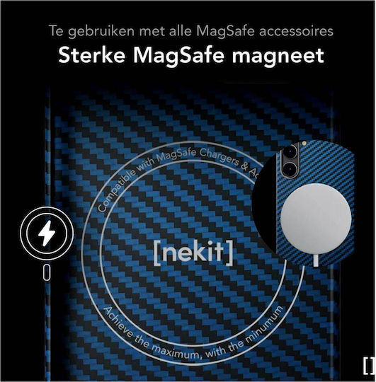 Nekit Umschlag Rückseite Aramid Fiber 1mm Blau (Galaxy S25)