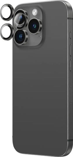 Amazingthing Ar Aluminum 3 Lens Glass Camera Lens Frame Iphone 16 Pro 16 Pro Max Black Ip16cam3bkgla