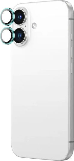 Amazingthing Ar Aluminum 2 Lens Glass Camera Lens Frame Iphone 16 16 Plus Green Ip16cam2mgla
