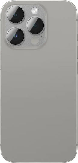 Amazingthing Aviation-Grade Alloy Tempered Glass Lens for iPhone 16 Pro / 16 Pro Max Camera Protectors Gray